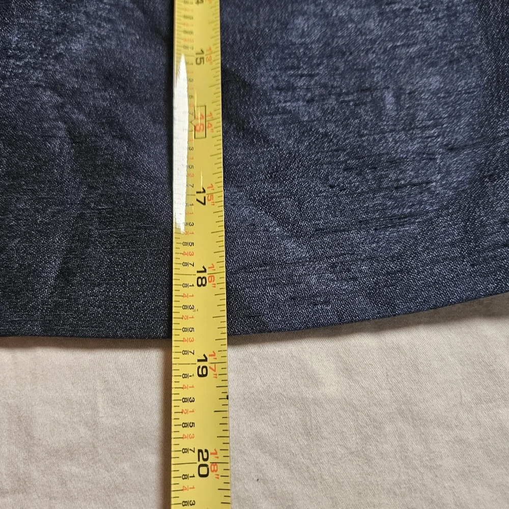 H&M Navy Blue Pleated Mini Skirt Size 8‎ A-Line Lined Pockets